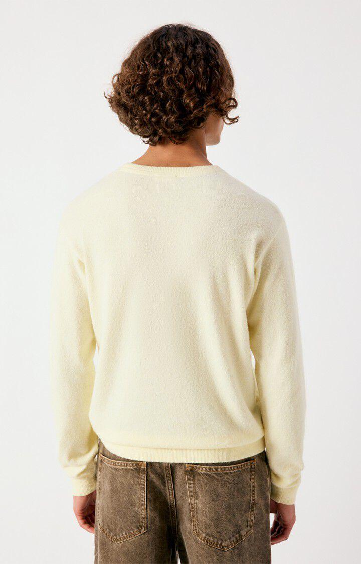 American Vintage Ouity Limonade Chine Strickpullover Herren gelb